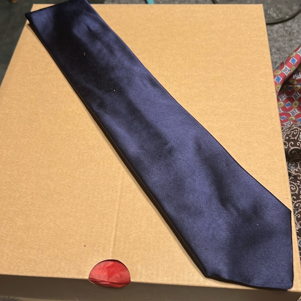 This vibrant blue Tommy tie is just for you